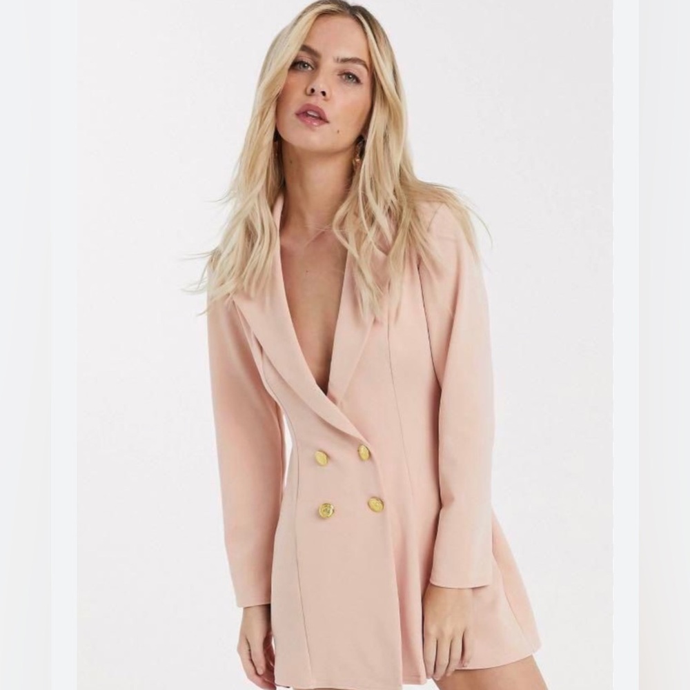 ASOS Petite Light Pink Mini Dress